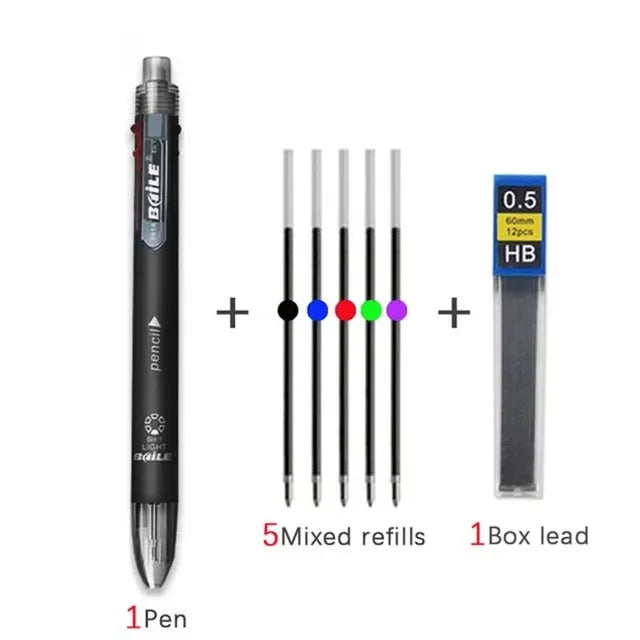 Automatic Pencil Multifunction Pencil With  5 Colors replacement