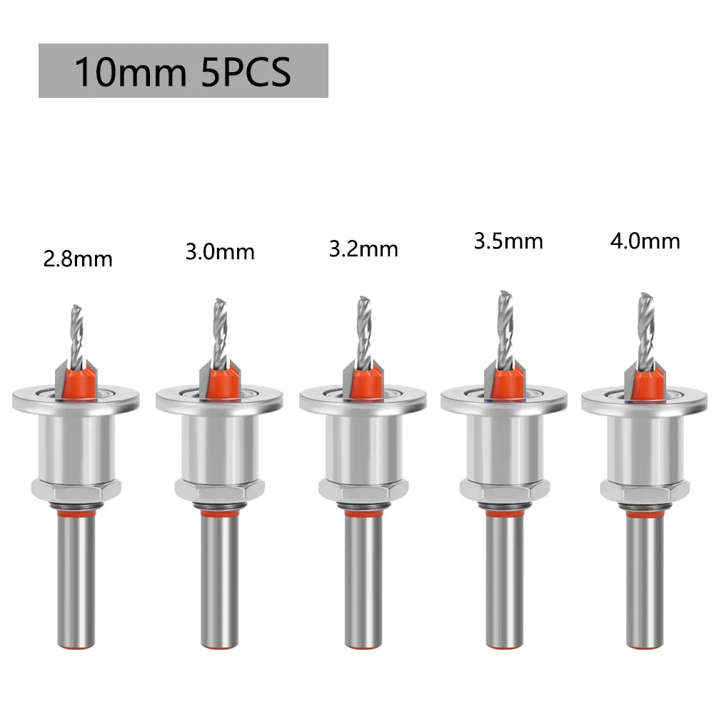 Adjustable Countersink Drill Bits