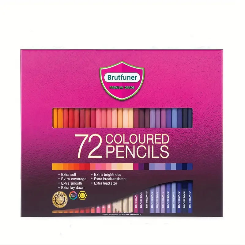 Brutfuner Colored Pencils 72 Count, Oil Based