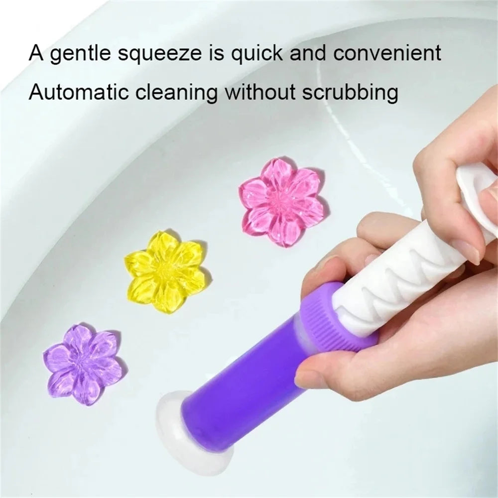 1/3/6/9Pcs Multipack Flower Aroma Toilet Cleaning Gel