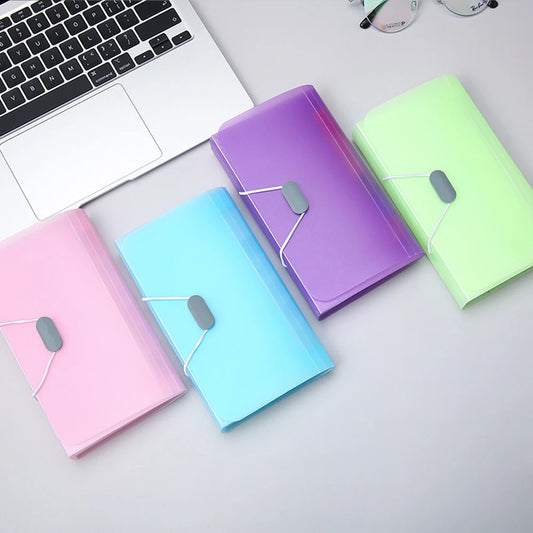A6 13 Grid Document Organizer Folder