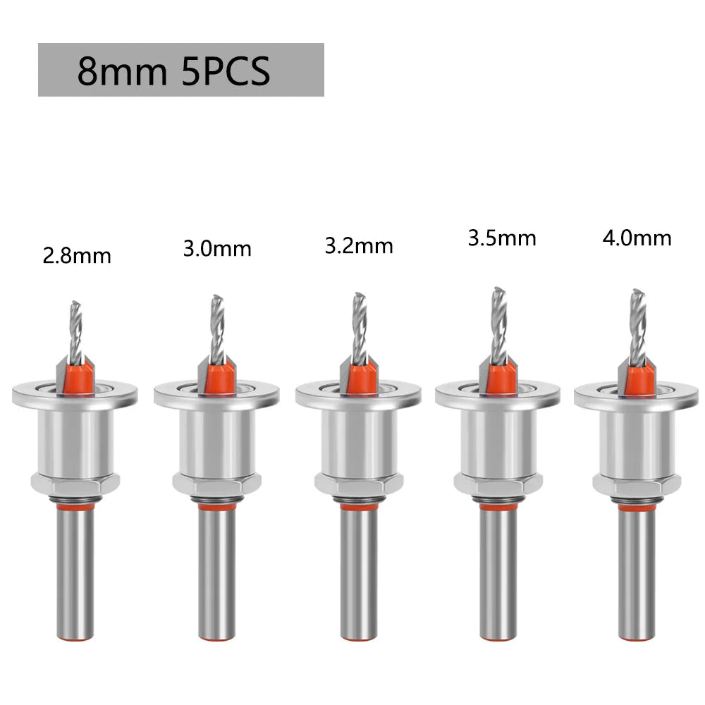 Adjustable Countersink Drill Bits