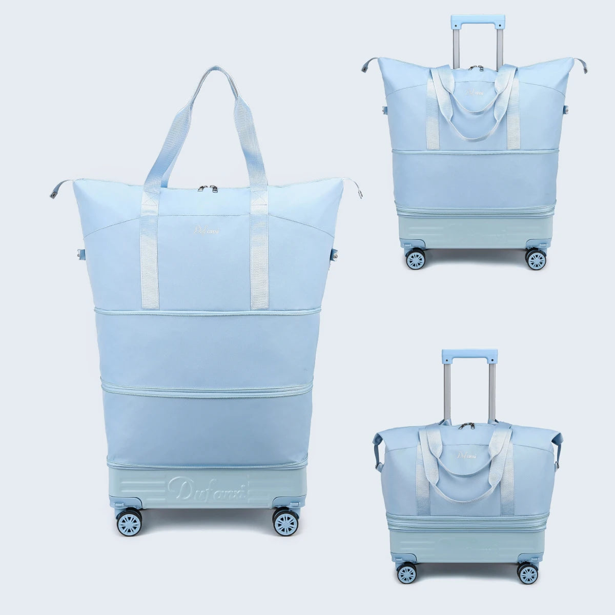 Foldable Wheeled Travel Luggage Bag