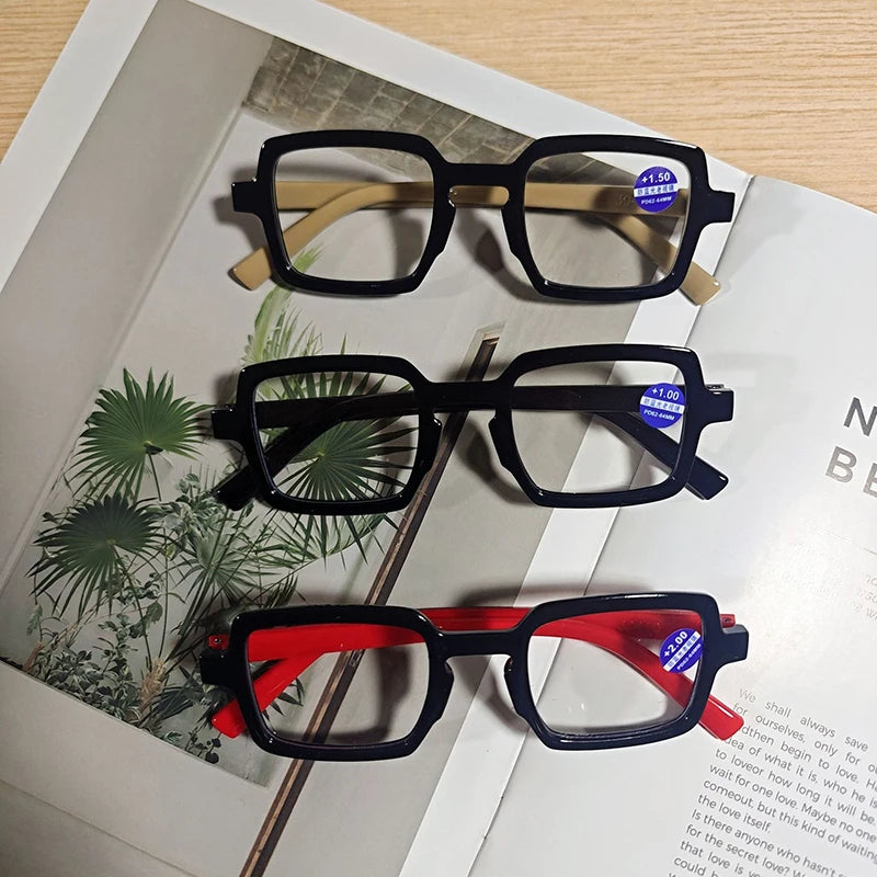 Square Plastic Reading Glasses
