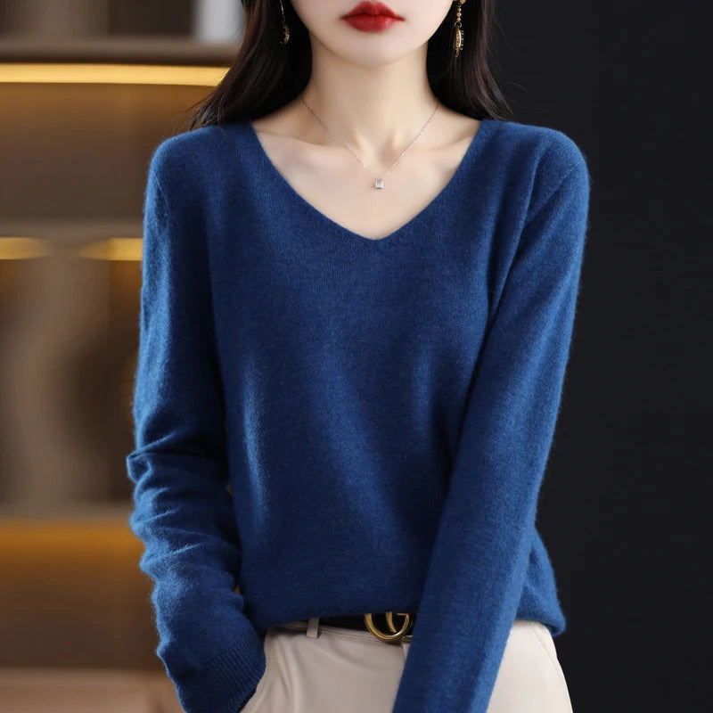 100% Pure Wool Cashmere Sweater