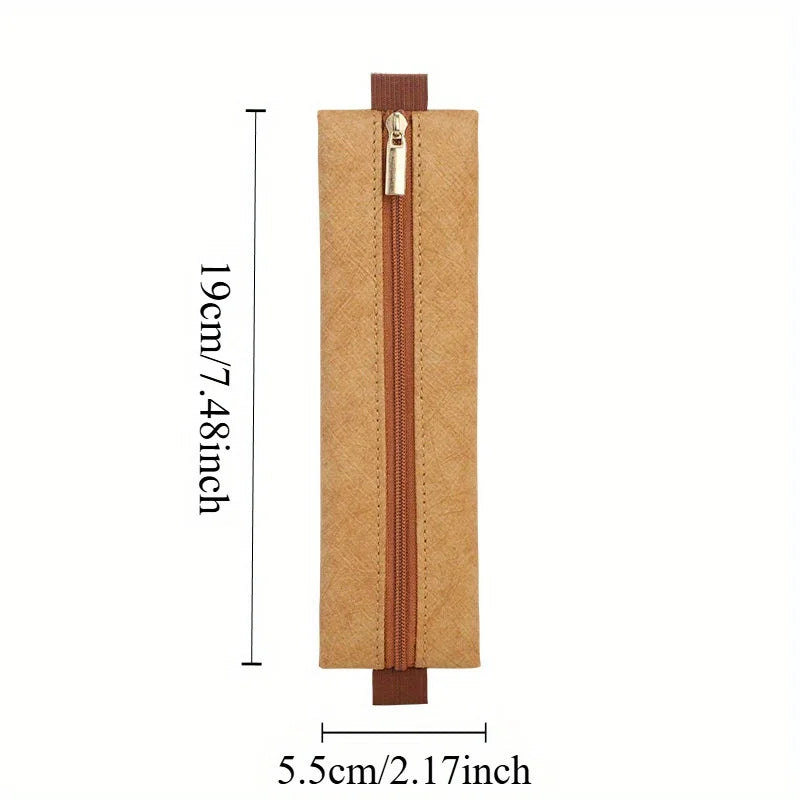 Elastic Zippered Fountain Pen Protective Pouch