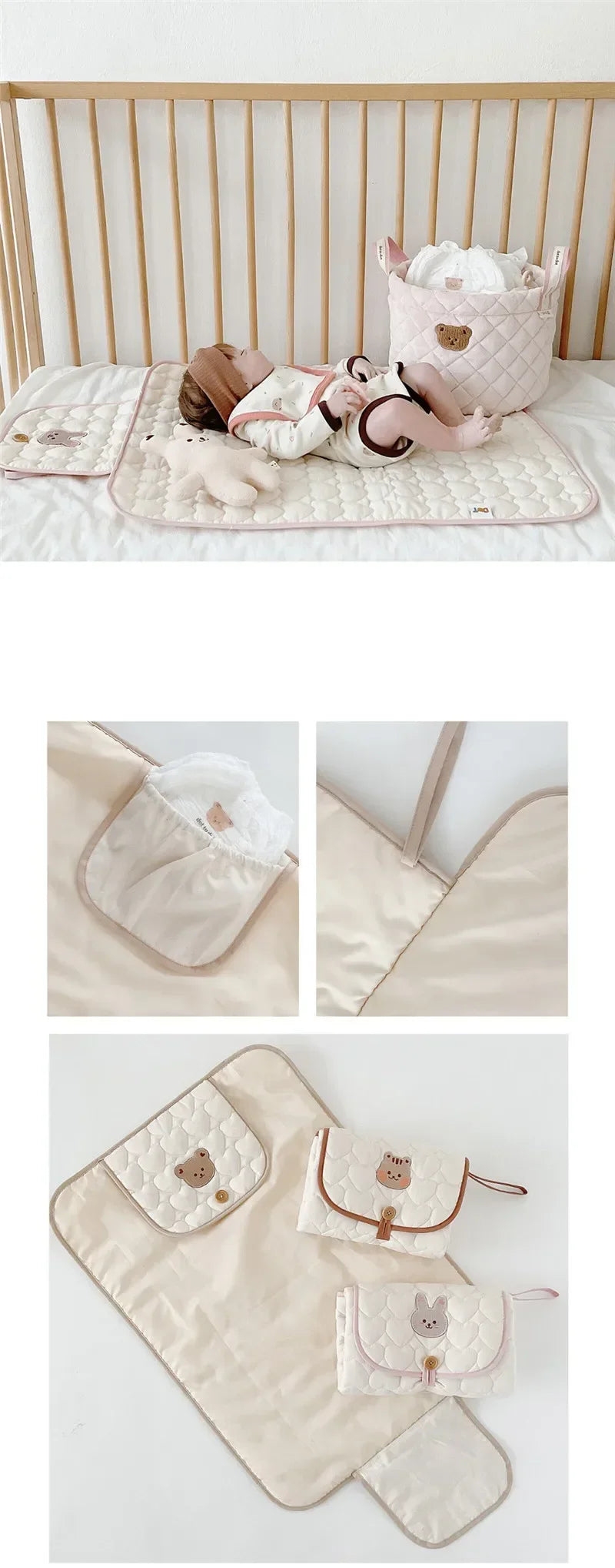 Baby Foldable Diaper Changer