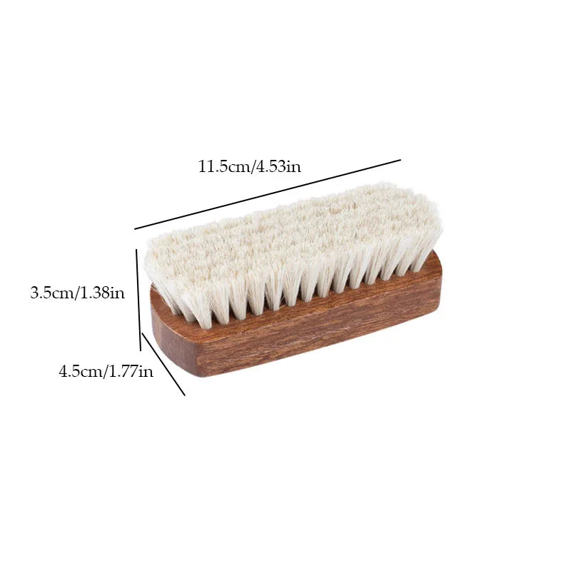 Solid Wood Shoe Cleaning & Polishing Brush