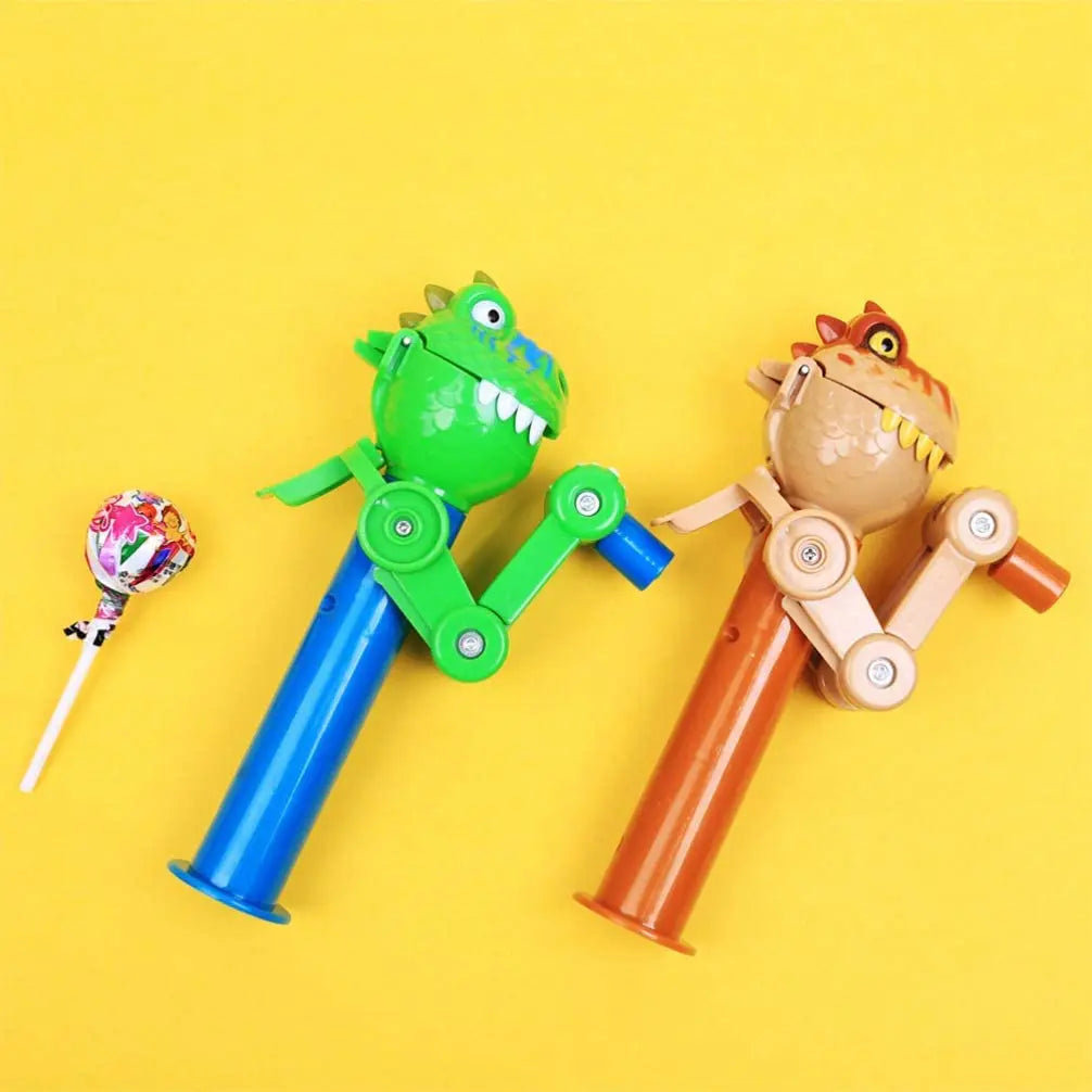 Dinosaur Lollipop Robot Holder