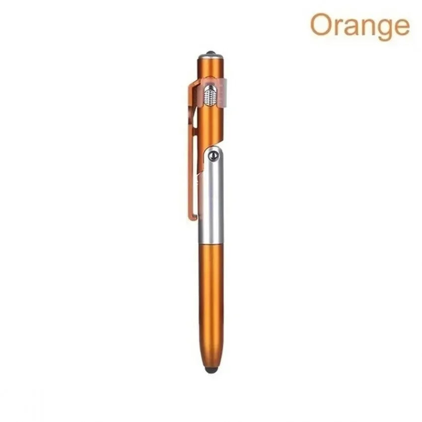 4-in-1 Multifunction Ballpoint Pen with LED Light & Phone Stand