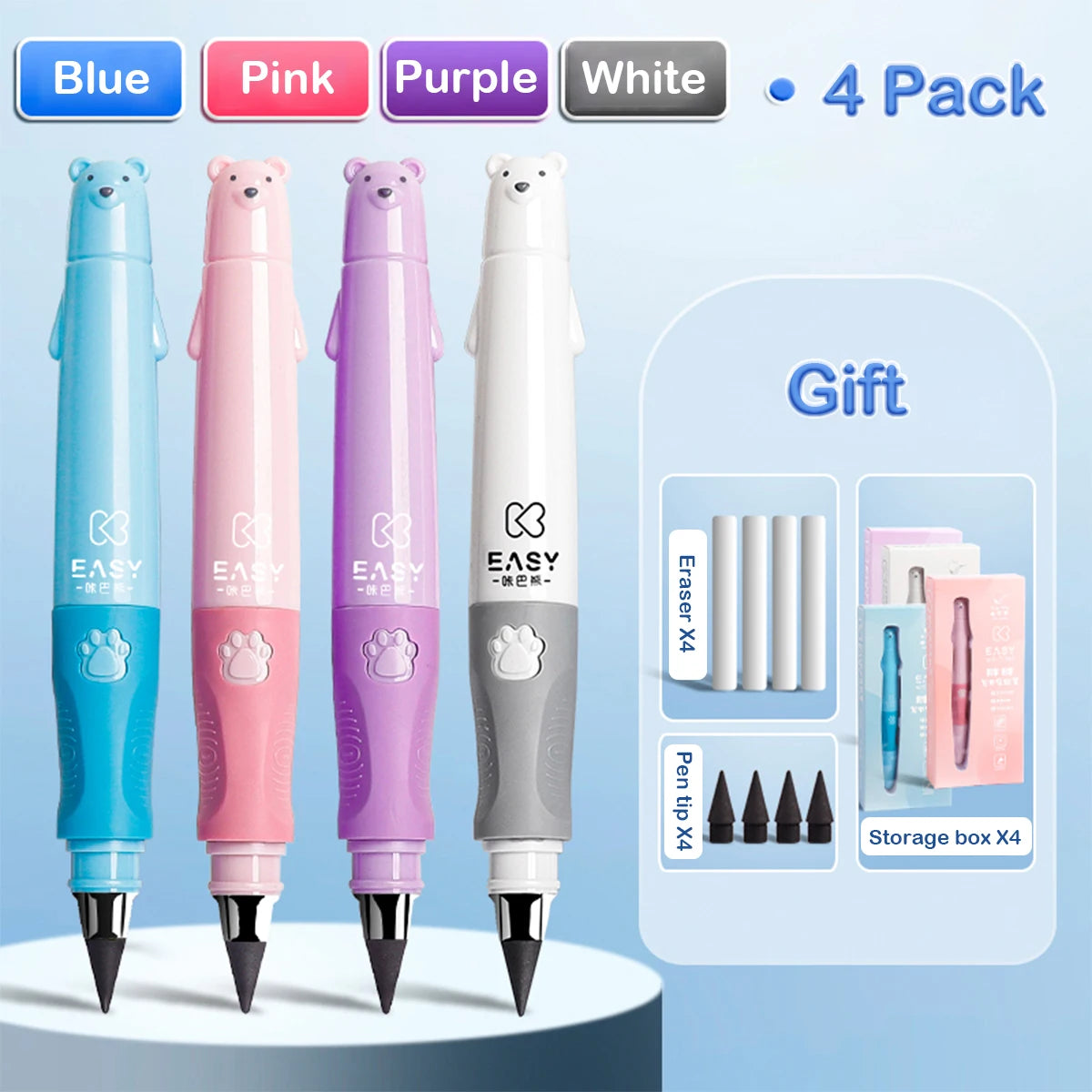 Set Little White Bear Eternal Pencil