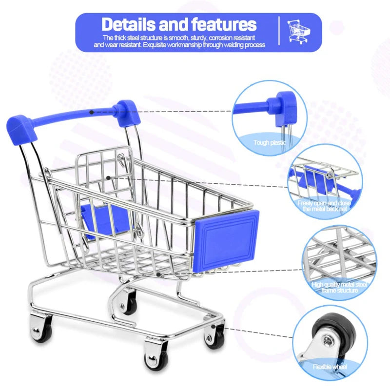 Mini Supermarket Shopping Trolley