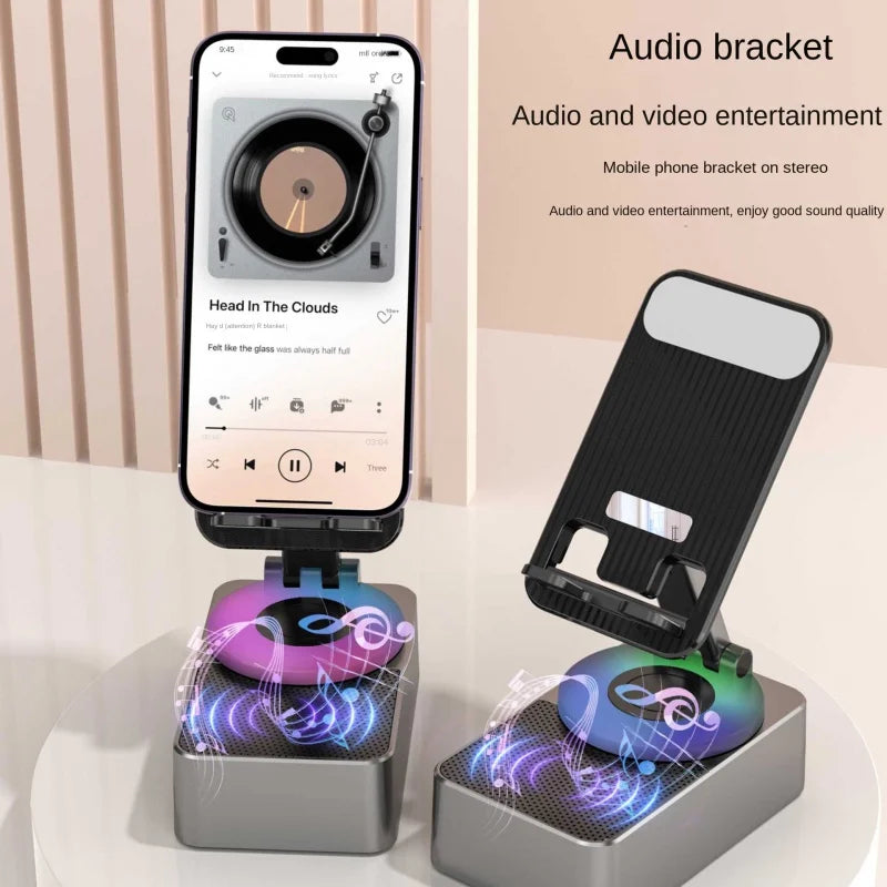3 In 1 Mobile Phone Bracket Bluetooth Speaker