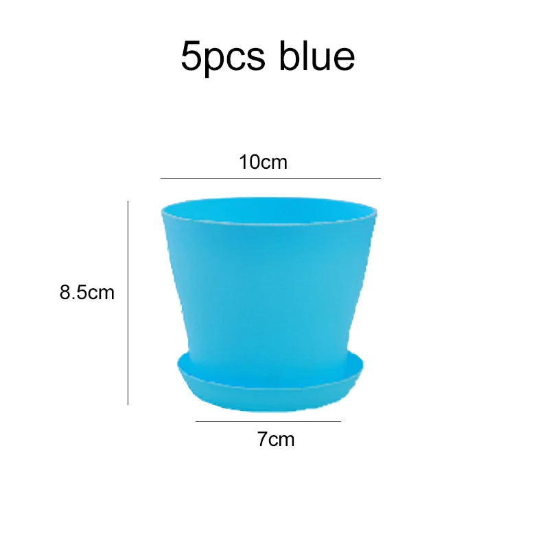 Mini Flower Pot with Tray