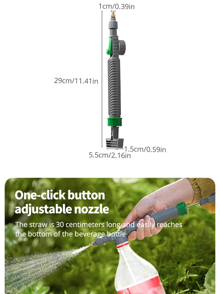 Gardening Sprayer Beverage Bottle Watering Can