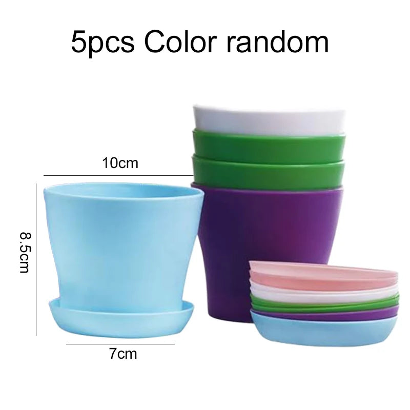 Mini Flower Pot with Tray