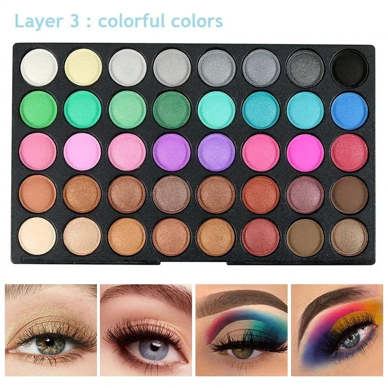 120 Colors Waterproof Eye Makeup Pallet Shadows