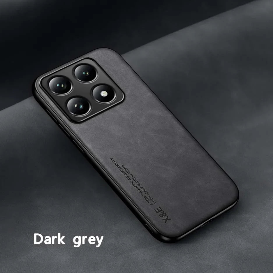 Luxury Leather Mobile Phone Case For Xiaomi