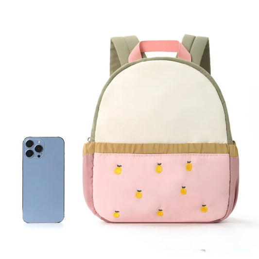 Apple Pattern Kids Preschool Backpack