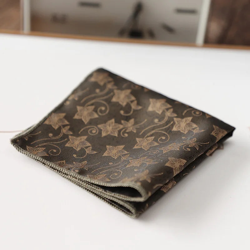 Korean Retro Geometric Pocket Square