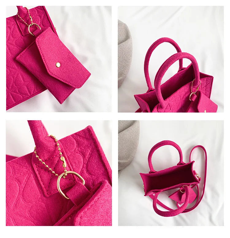 Shoulder Diagonal Two-Piece Bag