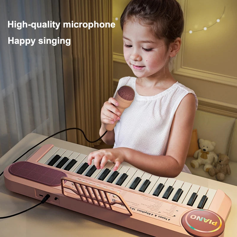Children's Piano Keyboard 37 Keys With Microphone