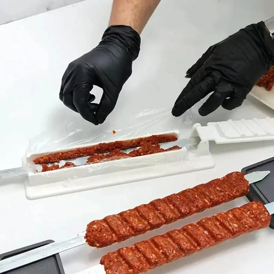Single Row Kebab Maker BBQ Skewer Press Tool