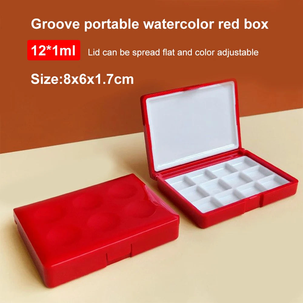 Portable Watercolour Paint Storage Box