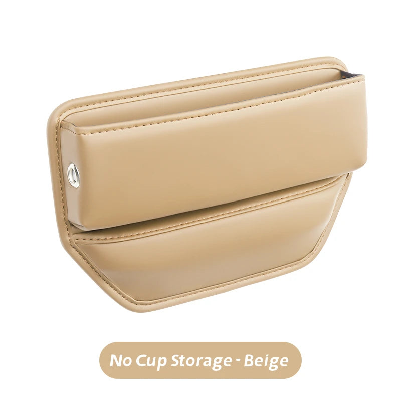 Leather Car Seat Gap Organizer Box