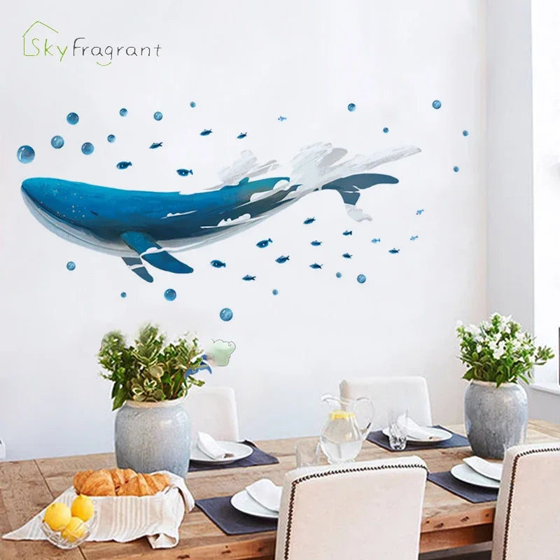 Creative Whale Wall Sticker