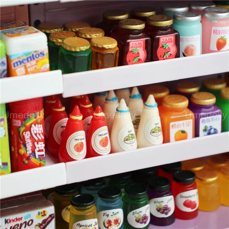 1/6 Scale Miniature Dollhouse Supermarket Store Toy