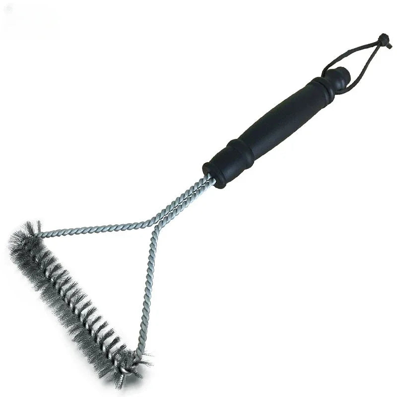 360° Stainless Steel BBQ Grill Cleaning Brush with Long Handle