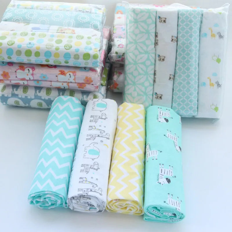 4Pcs/Pack 76x76cm 100% Cotton Flannel Diapers