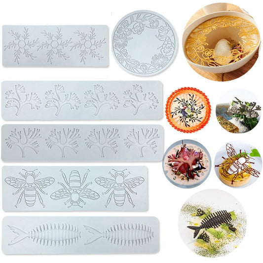 Silicone Lace Cake Decoration Mold