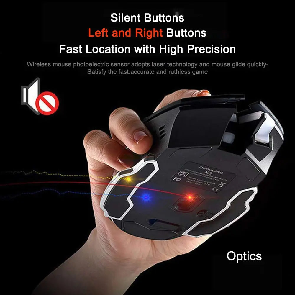 Wireless Rechargeable Gaming Mouse