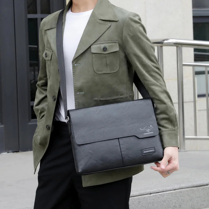 PU Leather Men's Briefcase