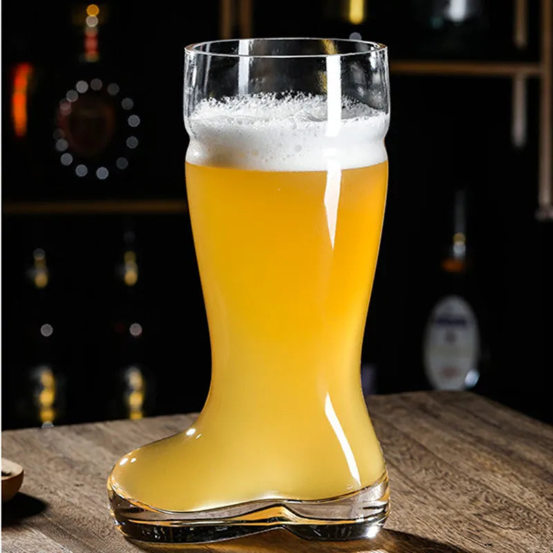 Boot-Shaped Beer Glass