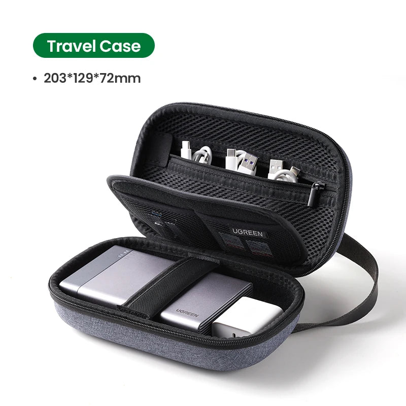 Portable Protective Case for 2.5” HDD, SSD & Accessories