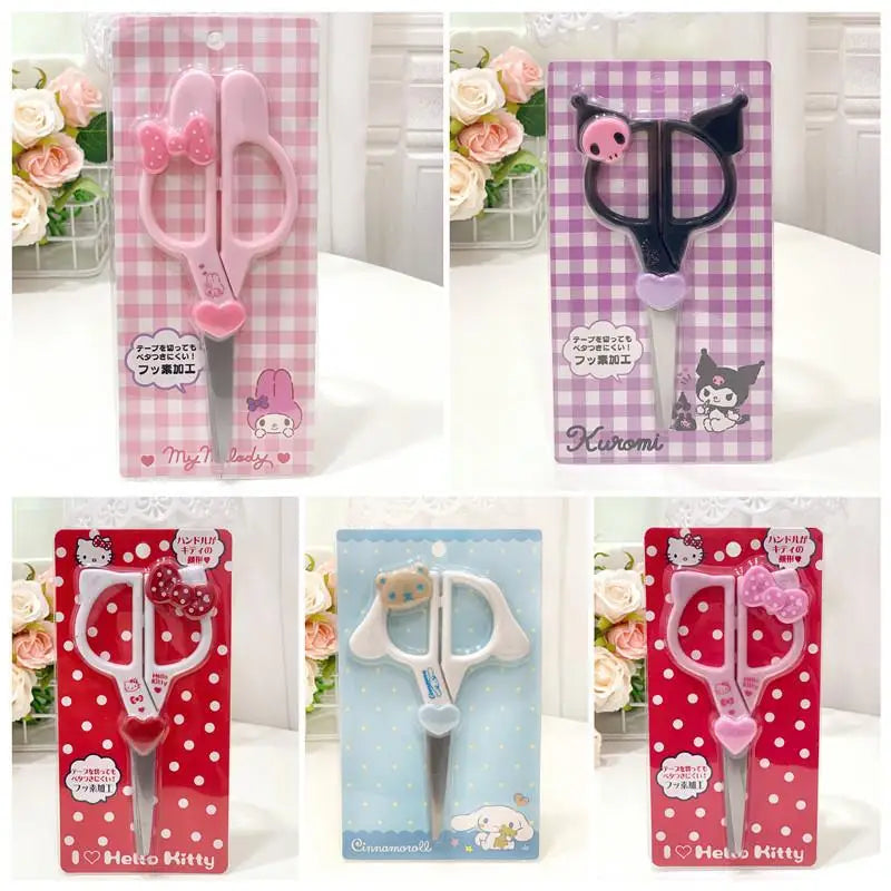 San Liou Cute Cartoon Hello Kitty My Melody Kuromi Scissors