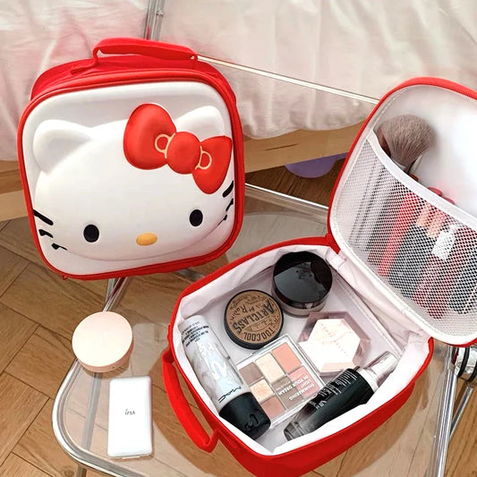 Japanese Kawaii 3D  Hello Kitty Cosmetic Bag