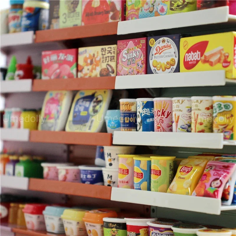 1/6 Scale Miniature Dollhouse Supermarket Store Toy