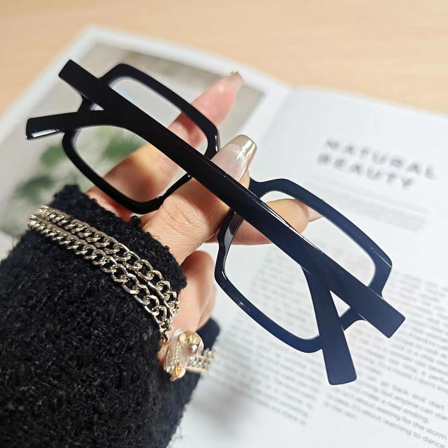 Square Plastic Reading Glasses