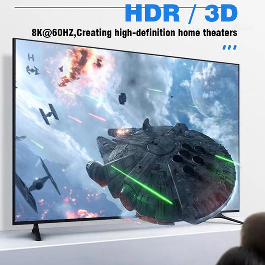 HDMI 2.1 Mini & Micro HDMI to HDMI Adapter – 8K 60Hz 48Gbps