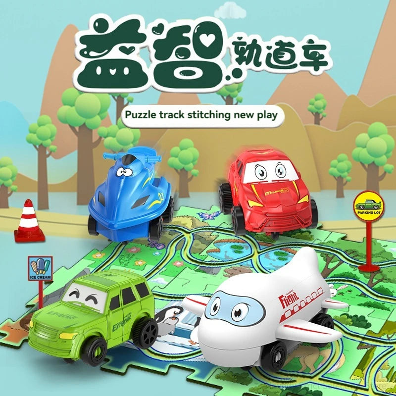 Puzzle Toy Set Rail Car