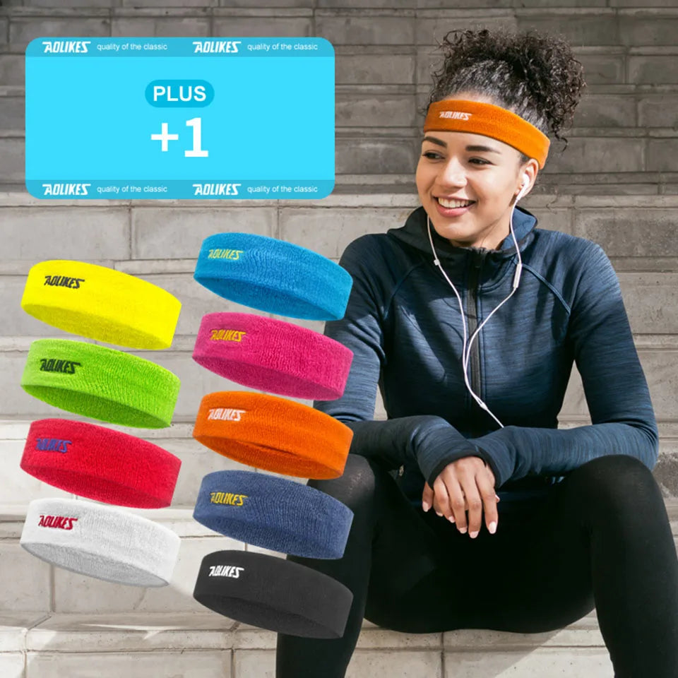 AOLIKES High Quality Cotton Sweat Headband