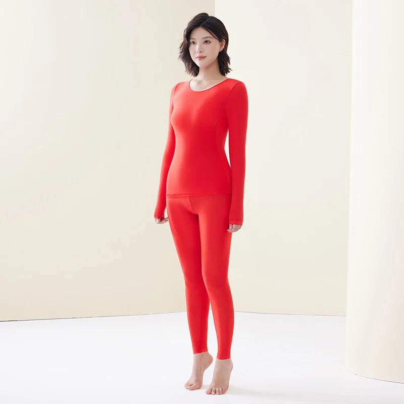 Women’s Seamless Thermal Underwear 2-Piece Set