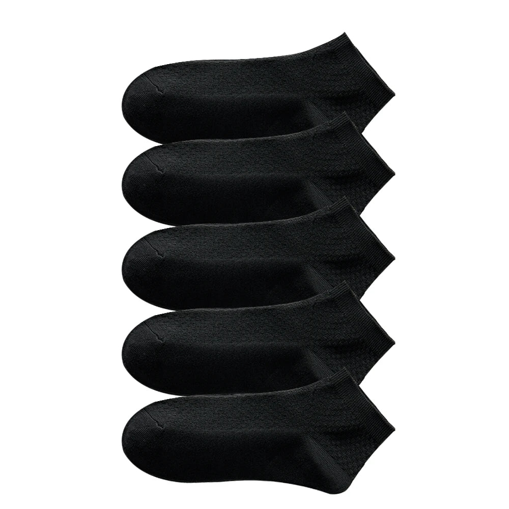 Men’s Bamboo Ankle Socks 5 Pairs
