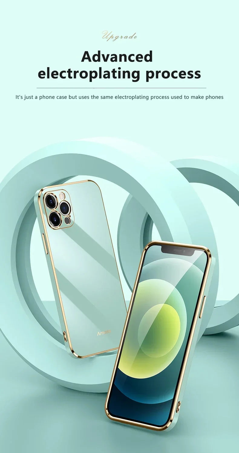 Solid Color Phone Case For iPhone