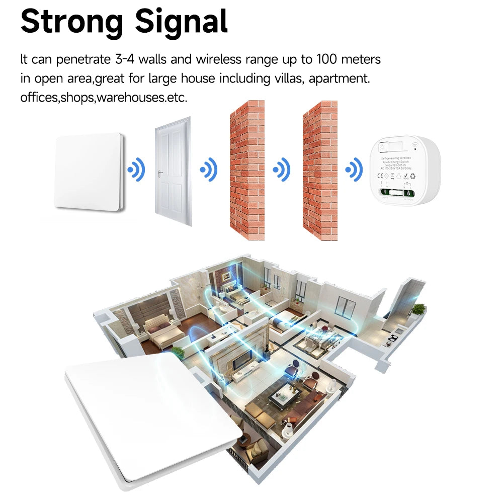 Rebound Self Powered Switch