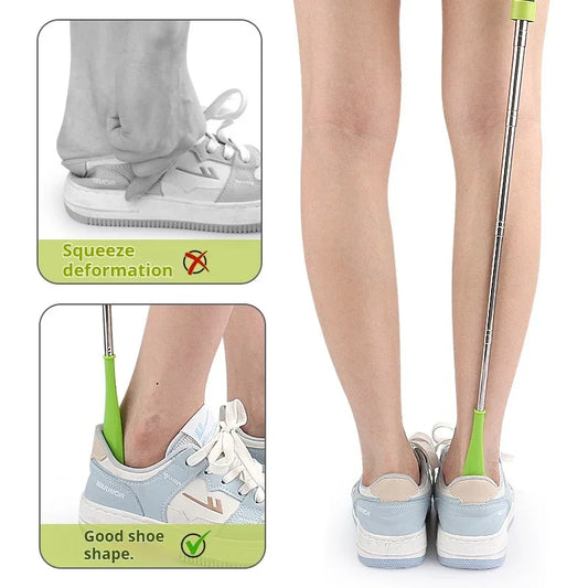 Telescopic Stainless Steel Shoe Horn
